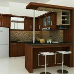kitchen set mini bar minimalis meja