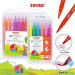 Color Brush Pen Pena Kuas Warna Joyko CLP Dual Tip