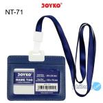 Joyko Name Tag Tanda Pengenal Gantungan Kartu Nama Kulit - NT-71