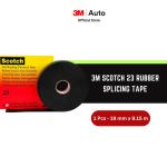 3M Scotch 23 Rubber Splicing Tape Selotip Isolasi Kabel Listrik Hitam