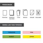 SiDU Kertas Fotocopy Berwarna Turquoise 80 GSM A4