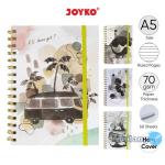 Buku Tulis Catatan Bergaris Spiral Ruled Notebook Joyko NB-720 A5