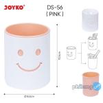 Tempat Alat Tulis Desk Set Pen Holder DS-56 2 In 1 - Pink