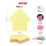 Memo Stick Kertas Memo Tempel Sticky Note Joyko MMS-5 ~ 8 Berbentuk - Bentuk Panah