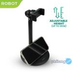 ROBOT Stand Phone Holder RT-US13 Rotatable 360° Aluminium for Livestream Multi Camera Original - Garansi 1 Tahun