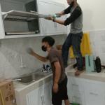 kitchen set aluminium minimalis
