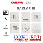 CAHAYA - Saklar IB Engkel/Seri/Triple/Stop Kontak Arde / Warna Cream SC-101/2/3/4/5/6