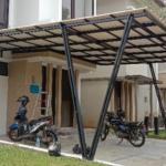 kanopi alderon double layer berikut cat