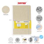 Notebook Buku Tulis Catatan Agenda Joyko NB-709 Cloth Kain Hard Cover - Beige