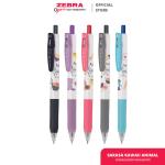 Zebra Pulpen Gel Sarasa Clip 0.5mm Kawaii Series - satuan & isi 5pcs - Hitam