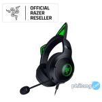 Razer Kraken Kitty V2 - Black - Wired RGB Kitty Ears Gaming Headset