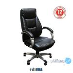 INFORMA URBAN KURSI KANTOR SANDARAN TINGGI - HITAM
