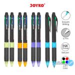 Ball Pen Pulpen Pena Joyko BP-288 Quaco 3 0.7 mm 4 Warna Colors