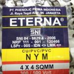 Kabel Listrik NYM 4x4 4 x 4 4x4mm 4 x 4 mm Eterna Meteran Eceran