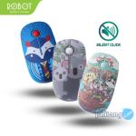 Mouse Wireless ROBOT M330 Stylish 2.4GHz Silent Click 1600DPI