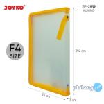 Zipper File Map Plastik Resleting Joyko ZF-2539 F4 - Kuning