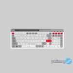 Rexus Keyboard Dual Connection Mosaic KB02 - White