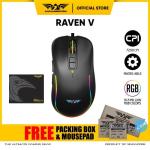Mouse Gaming Armaggeddon Raven V Wired RGB 16,8 Million 7200 Cpi