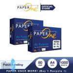 PaperOne Kertas A4 80gr All Purpose 2 Rim (1000 lembar) Kertas HVS
