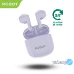 ROBOT TWS Wireless Earphone Airbuds T80 - Garansi 1 Tahun - T60 LIGHTPURPLE
