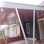 kanopi + plafon pvc atap spandek pasirann