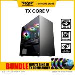 Armaggeddon Tessaraxx Core V Pro-Grade Micro-ATX Gaming PC Casing - Hitam, CASE ONLY