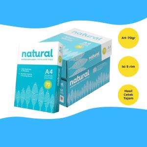 kertas hvs a4 natural 70 gram (INSTAN GOJEK)