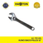 Hasston Kunci Baco Poles 12"/Kunci Inggris/Adjustable Wrench(1701-004)