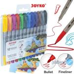 Color Pen Pulpen Pena Warna Joyko CLP-35 12 Warna Colors
