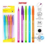 Ball Pen Pulpen Pena Joyko BP-380 Haruto Glow 0.7 mm 1 Set 5 Pcs