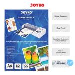 Laminating Film Plastik Laminating Joyko LF80-2231 A4 100 Sheets