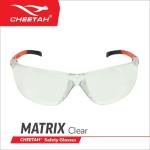 Kacamata Safety Cheetah Matrix Clear Anti Scratch Full Protection