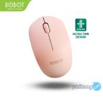 ROBOT M210 2.4G Wireless Optical USB Mouse - Garansi Resmi 1 Tahun - Merah Muda