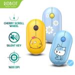 Mouse Wireless ROBOT M230 Stylish 2.4GHz Silent Optical 1600DPI