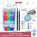 Color Gel Pen Pena Jel Warna Joyko GPC-296 Diamond Art2 8 Warna 0.5 mm