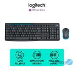 Logitech MK275 Combo Keyboard dan Mouse Wireless Multimedia Keys