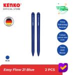 KENKO BALLPEN / Pulpen / Pena / Pen Cetek Easy Flow 21 Blue 2 PCS