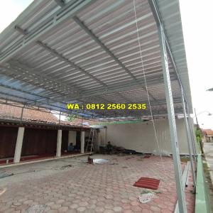 WA 0812-2560-2535, Jasa Pasang Kanopi Besi Hollow Galvanis di Klaten