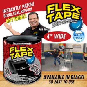 Flex Tape 1,5 M Lakban Ajaib Super Kuat Rubberized WaterProof Isolasi