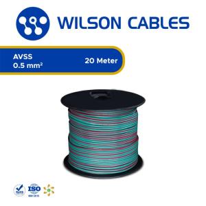 AVSS 0.5 mm2 20 Meter - Kabel Otomotif Wilson Cables - Yellow-Black