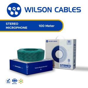 Kabel Microphone Premium 2x0.2 mm2 (20/0.12) 100 Meter - Wilson Cables - Hijau