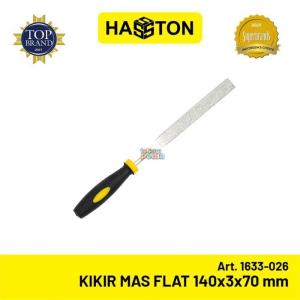 Hasston Kikir Emas Diamond Permata Flat 140x3x70 mm (1633-026)