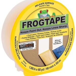 Frogtape Delicate Surface Painting Tape Yellow 1.88 In. X 60