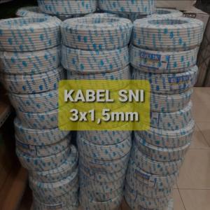 Kabel Listrik NYM 3x1,5 Kawat Tembaga 50 Yard 45 Meter Culion SNI