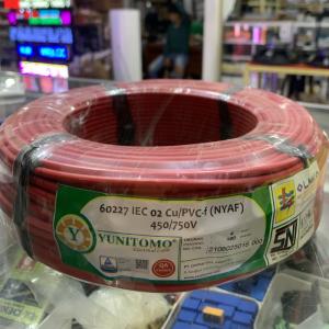Kabel NYAF 4mm YUNITOMO @100Meter - Hitam