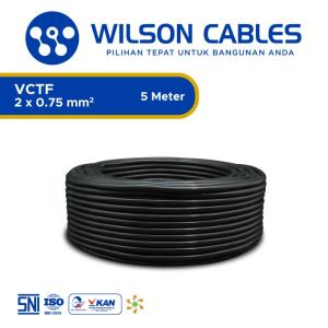 Wilson Cables - Kabel VCTF 2x0.75 mm² 5 Meter Black