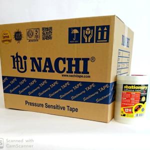 (Dus) Nachi Selotip Stationery Nachi Transparant 12mm x 72 yard 1/2 In
