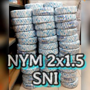 Kabel Listrik NYM 2x1,5 Culion Kawat Tembaga SNI Per Meter