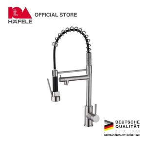 Hafele P/D & Moveable Kitchen Tap - Keran Air Panas Dingin - Steel
