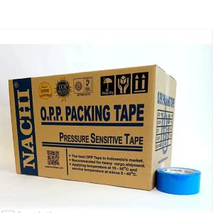 (Dus) Nachi Tape Lakban Biru Opp Blok Nachi Biru 48 mm x 100 Yard